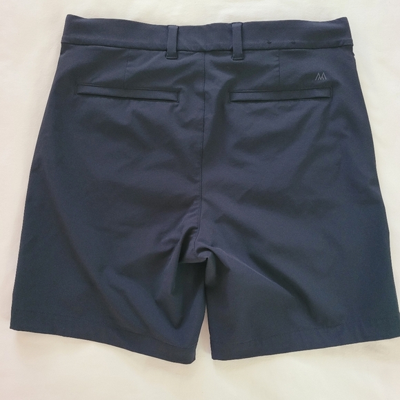 Mizzen‎ + Main Mens Helmsen Slim Black 7 Inseam Shorts Size 32 - Picture 5 of 10